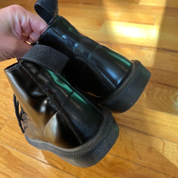 Dr. Martens black Emmeline boots, lightly worn - Picture 2 of 4